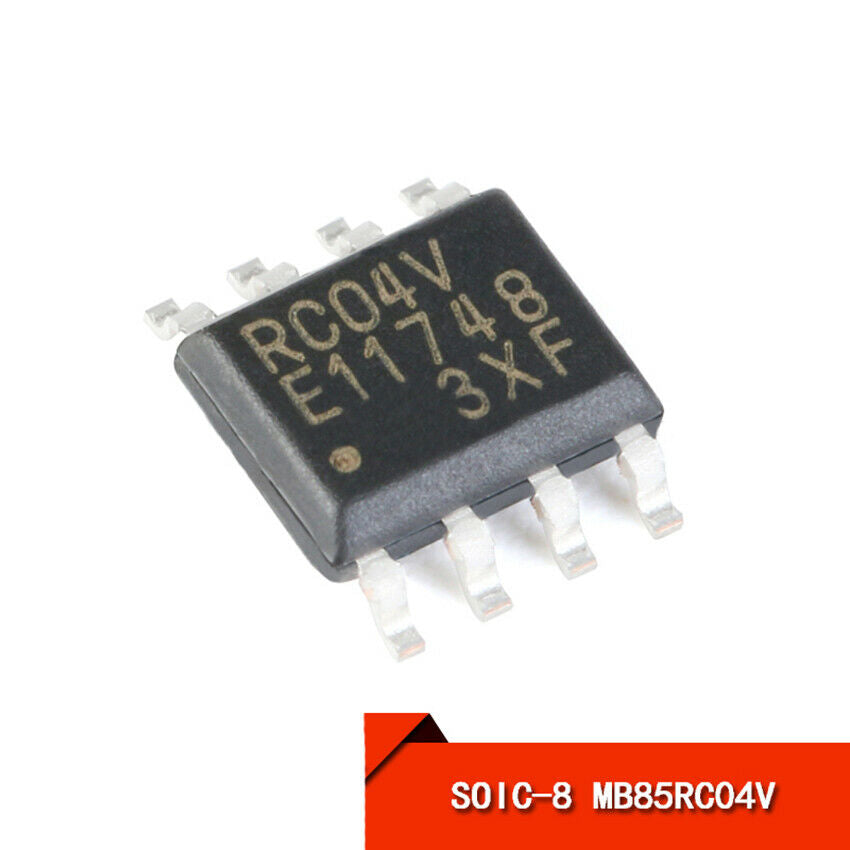 Nonvolatile Memory FRAM 4-KBit (512 x 8) I²C 3~5.5V MB85RC04V SOIC-8 Chip IC