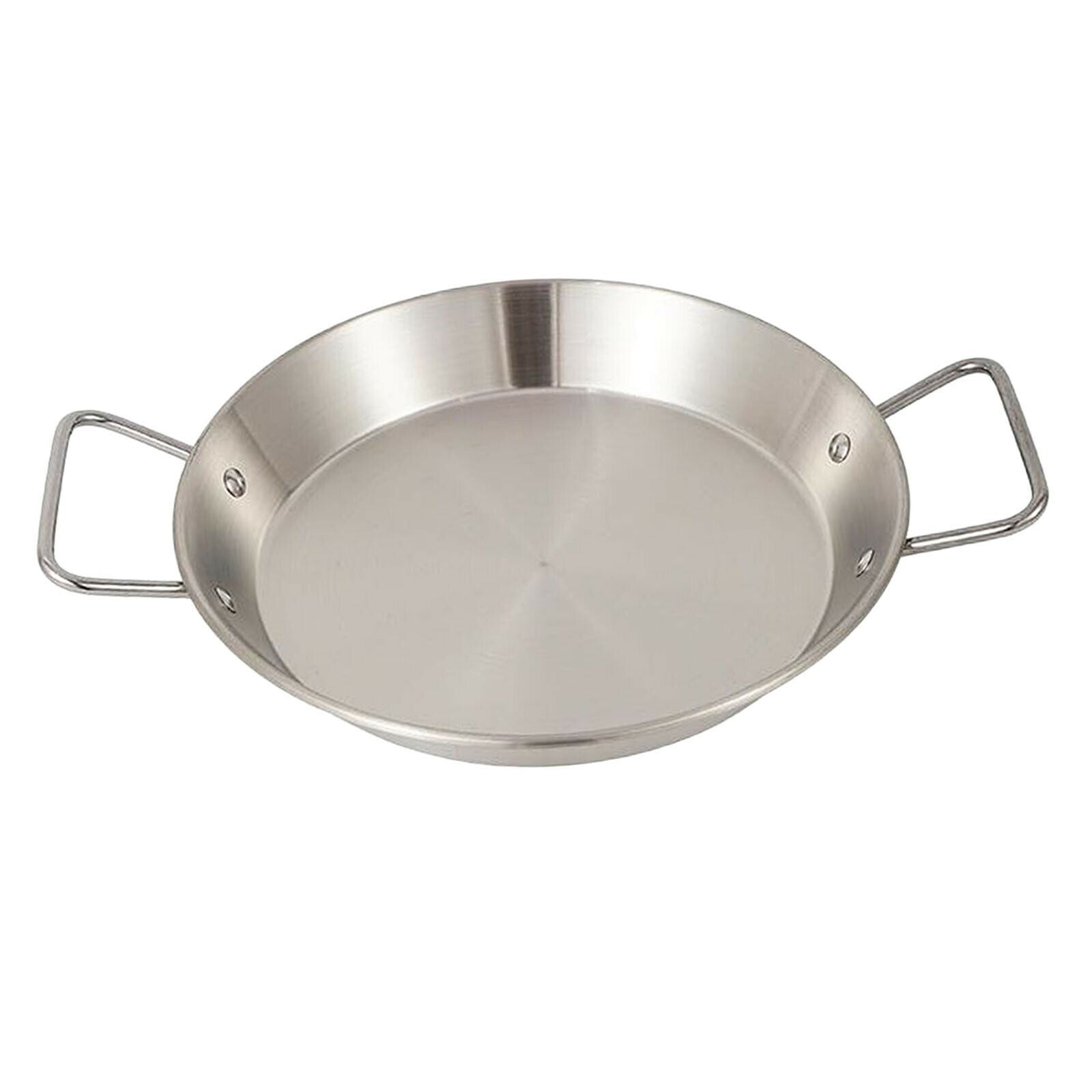 9 "Stainless Steel Grill Topper BBQ Grill Wok with Handles Outdoor Roast Tray