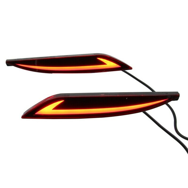 Car LED Rear Bumper Reflector Brake Light Turn Signal Light Tail Led Warning LW7