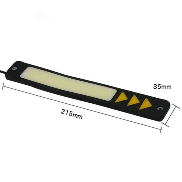 Car LED Daytime Running Light White DRL Driving Turn Signal Fog Lamp Amber