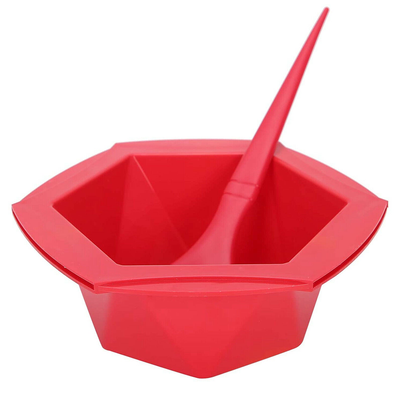 Professional Colorful Hair Coloring Dying Brush Plastic Bowl Barber Tools