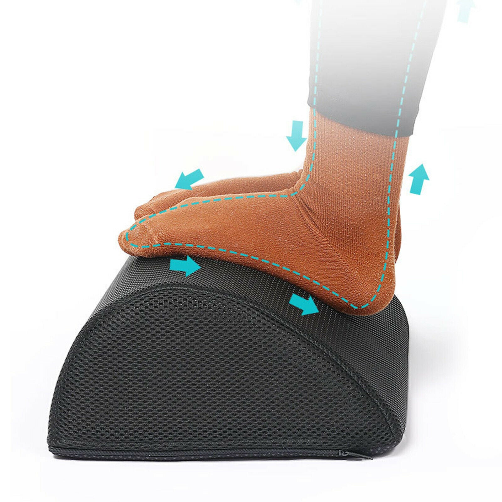 Foot Rest Pillow Office Car Footrest Cushion Pad Back Support Stool Bolster