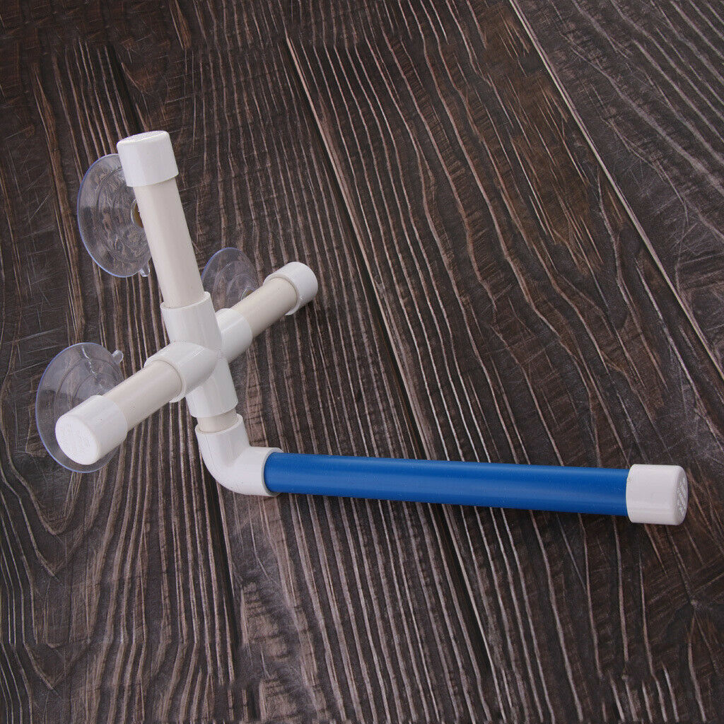 Portable bird perches with suction cup shower stand for Parrot Macaw Cockatoo