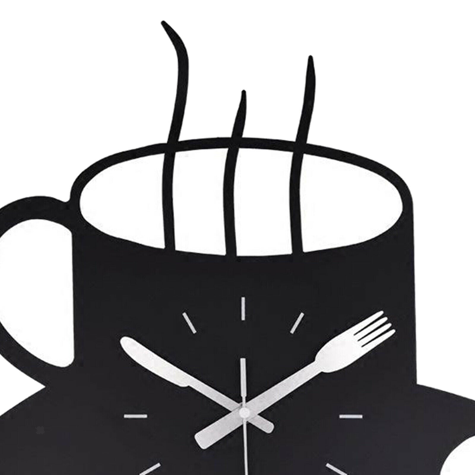 Creative Wall Clock Coffee Cup Kitchen Wall Clocks Dining Room Restaurant