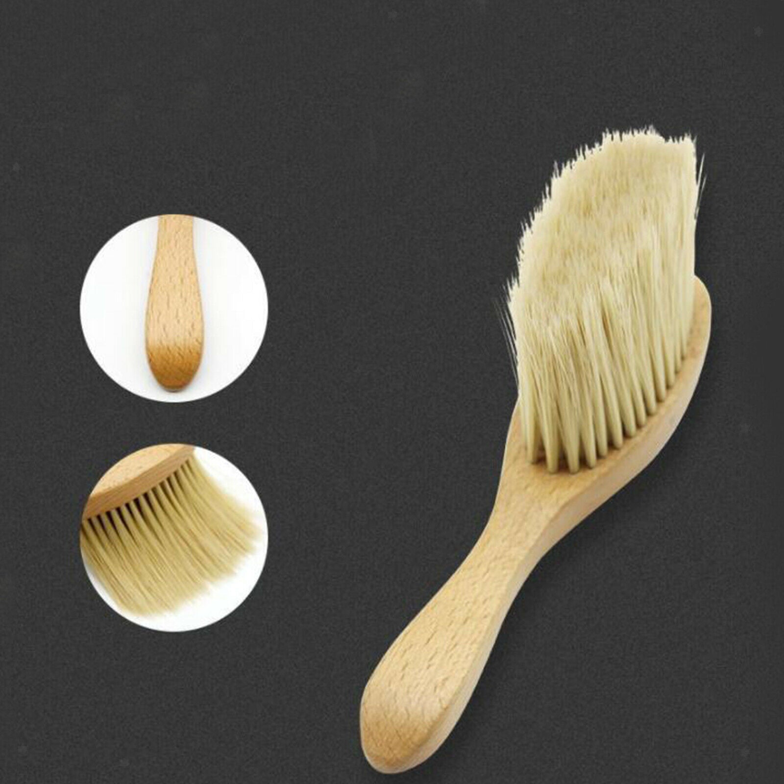 Soft Hair Sweeping Brush  Barber Women Brush Barber Brush Daily Use 17x3.7cm