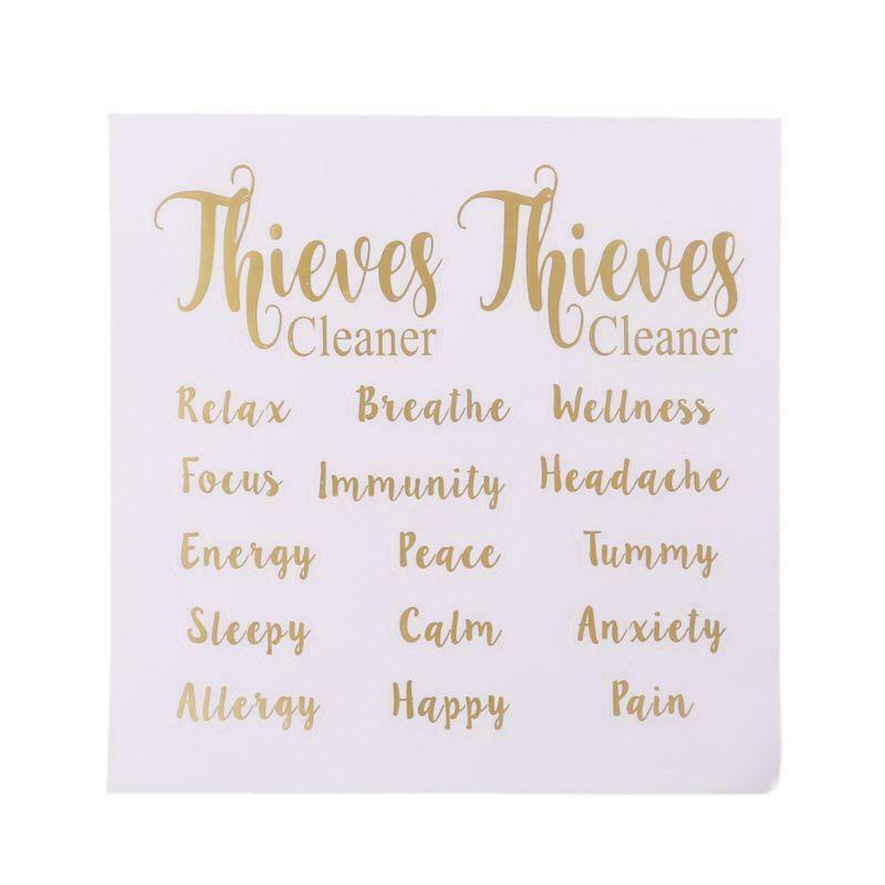 Essential Oil Bottles Labels Body Stickers Decals Tags For Perfume Bottles