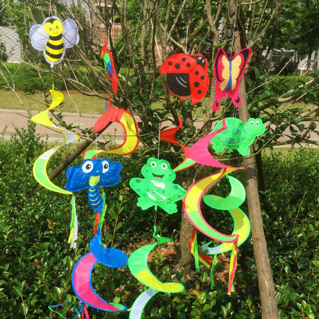 Animal Spiral Windmill Hanging Wind Windsock Camping Garden Party Home Decor