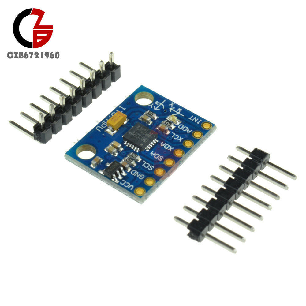 2PCS MPU-6050 GY521 3 Axis Accelerometer Sensor Gyroscope Module for Arduino