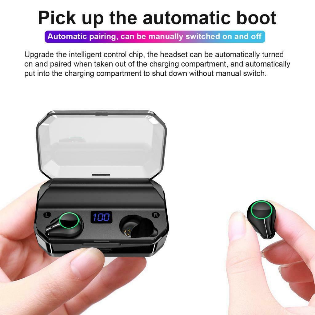T9 TWS Bluetooth Headphone Mini Headphone Earbuds IPX7 Waterproof