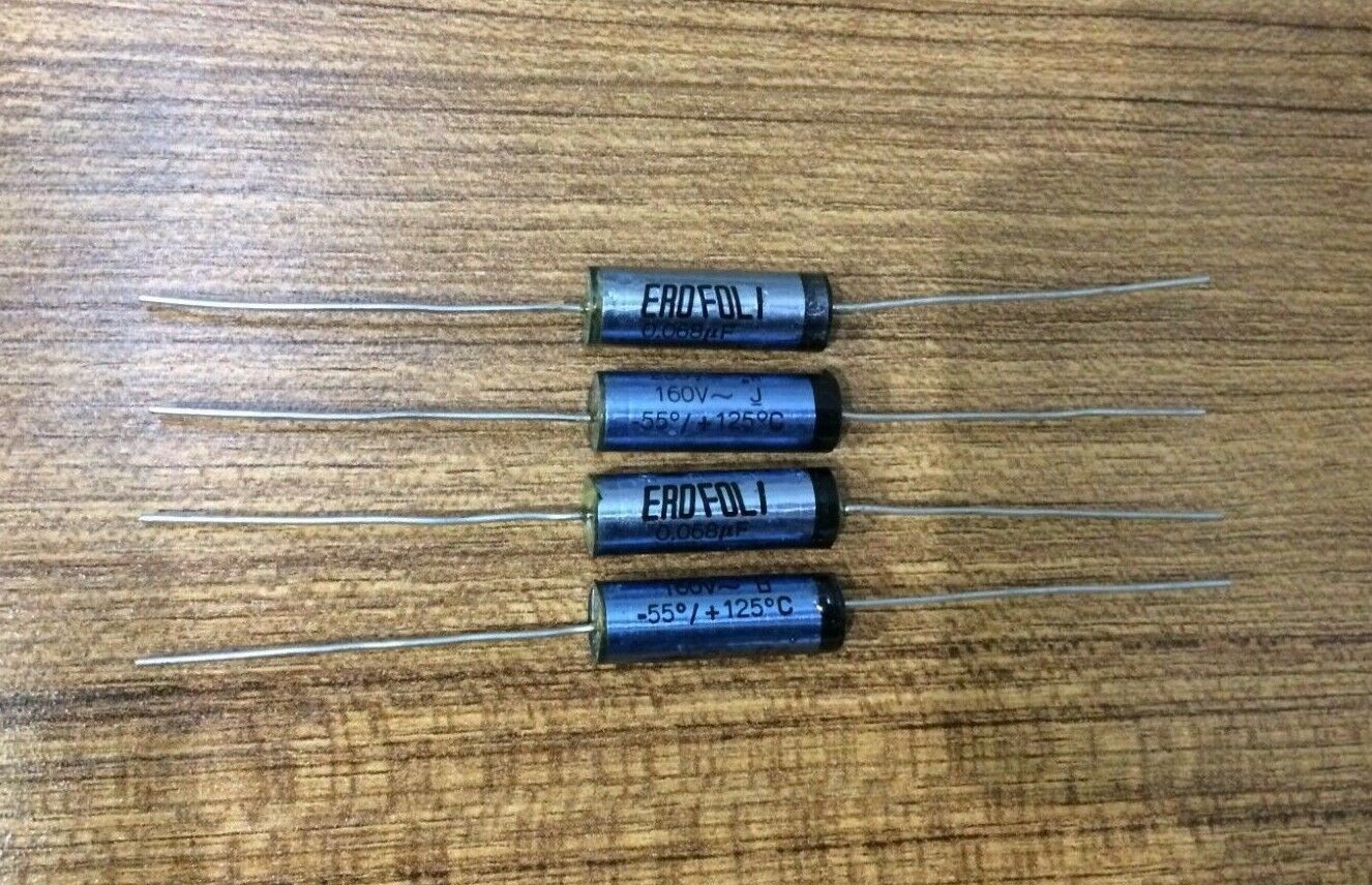 4PCS ERO EROFOL 1 0.068uF 68nF 250V 2% HI-END FILM FOIL AX TUBE AMP AUDIO CAPS!
