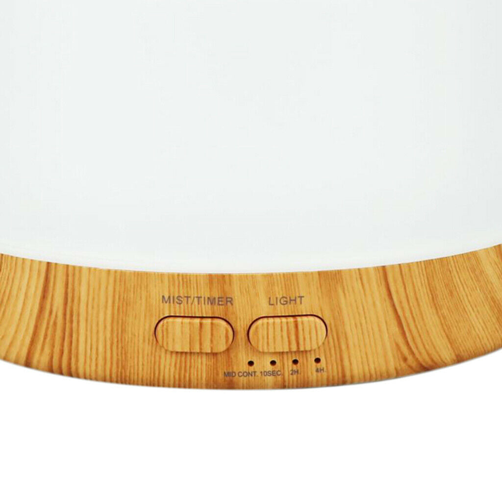 Cool Mist Humidifer Diffuser Spa Living Room Bedroom Home UK Wood Grain