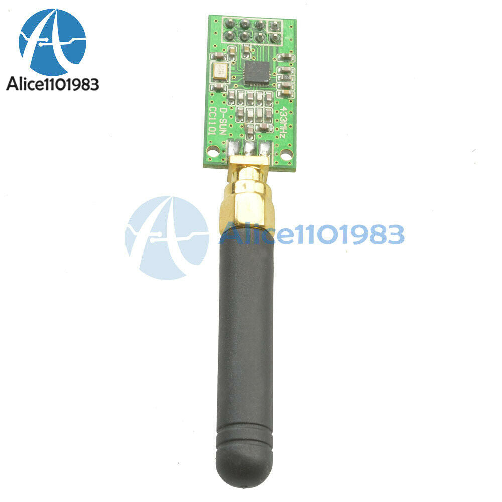 10PCS CC1101 Wireless Transceiver 315/433/868/915MHZ+SMA Antenna Wireless Module