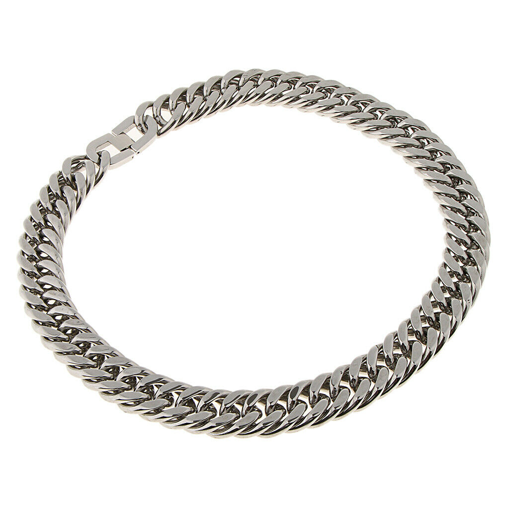 Cuban Chain Necklace Curb Chain Unisex Stainless Steel Necklace Link Chain