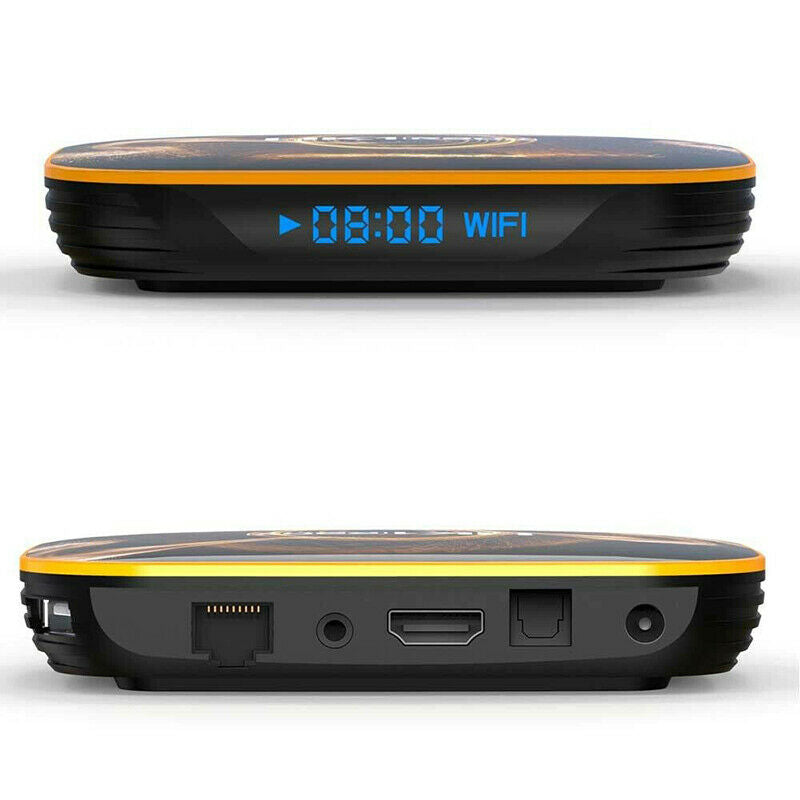 HK1 RBOX Android 10.0 Quad Core 4GB+64GB 4K TV BOX 2.4G/5G WIFI Media Streamer