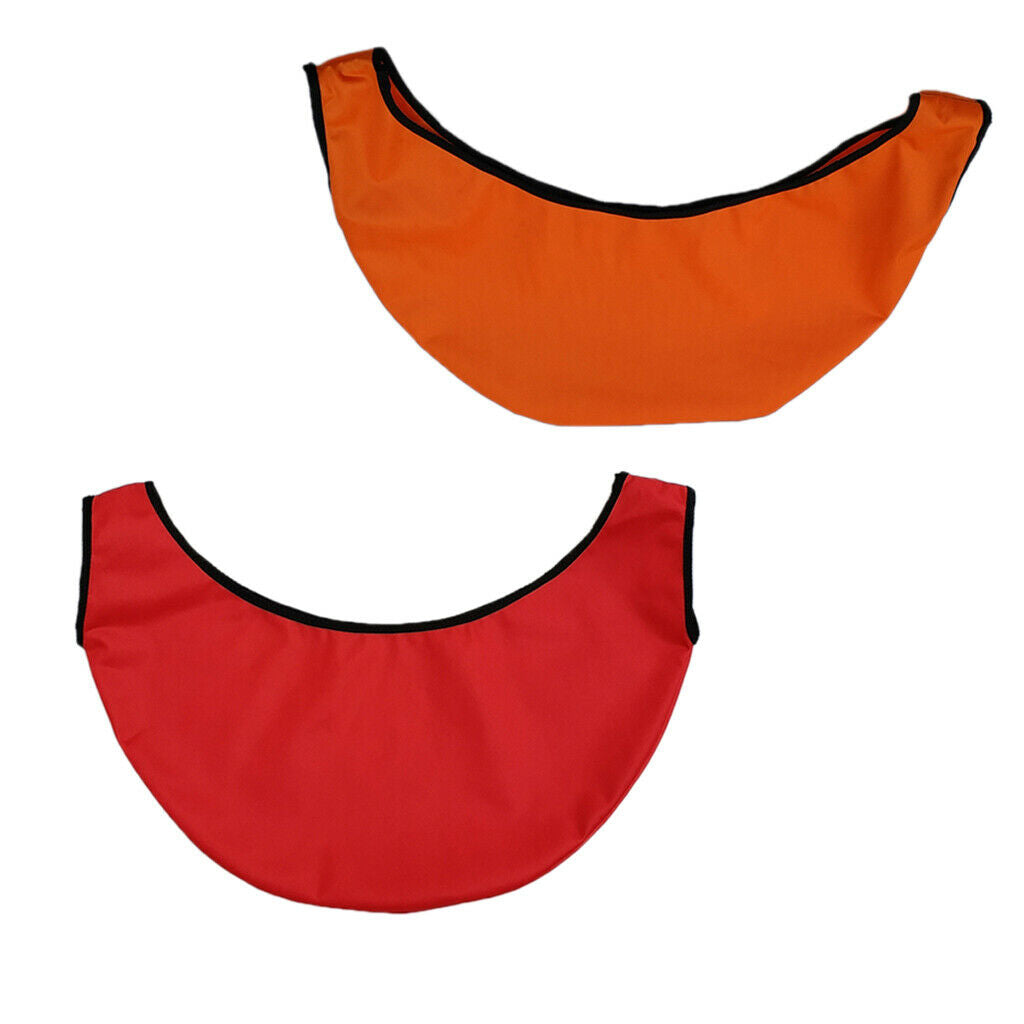 2 Pieces Premium Bowling Ball Carrier  Polisher Cleaner Red & Orange
