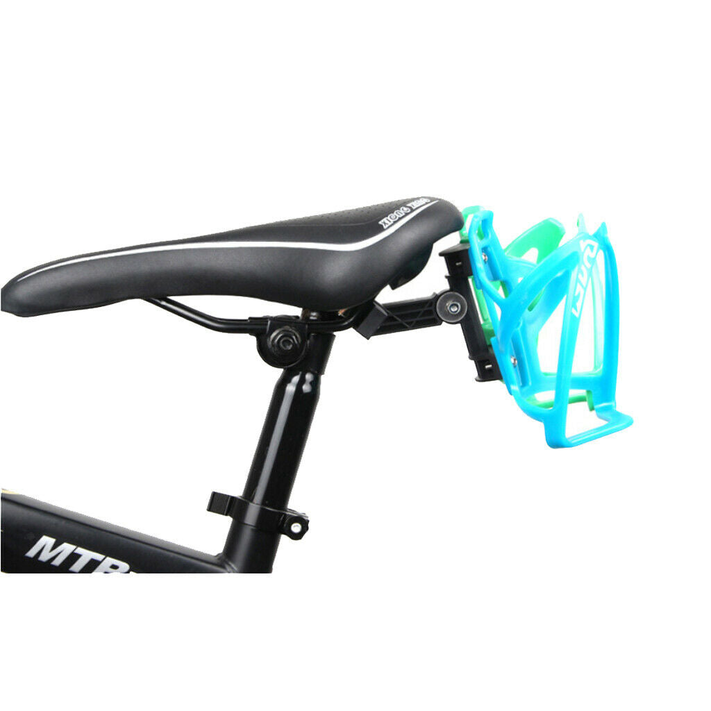 Bicycle Seat Dual Bottle Rack Bike Rack Adapter Water Bottle Holder Saddle