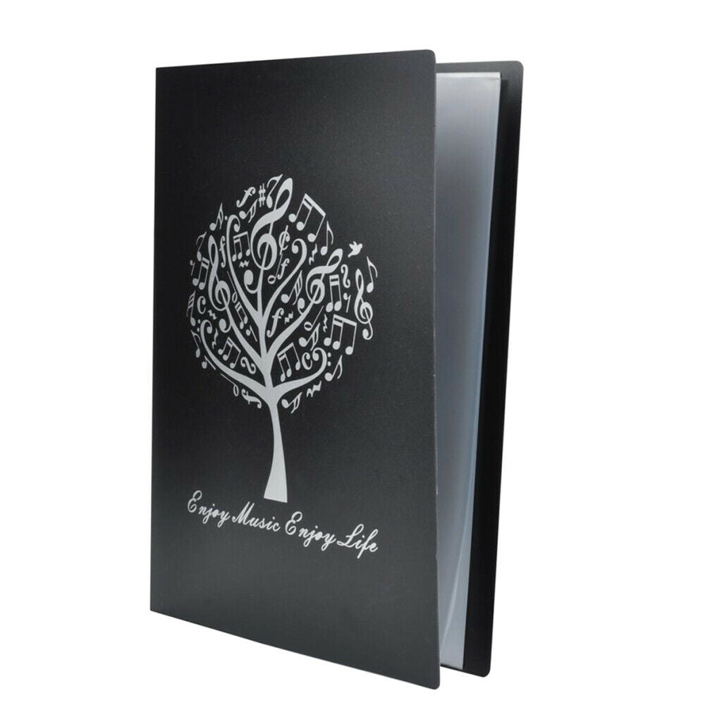 2Pcs PVC Files Storage Music Score Folder Note for Music Lovers