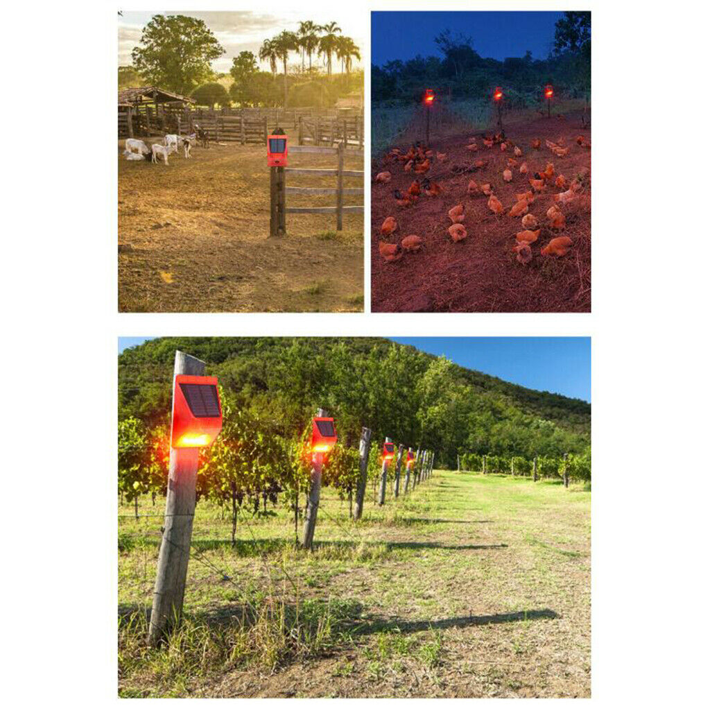 Solar Siren Sound Alarm Alert Light 8 LED 129db Alarm System for Driveway