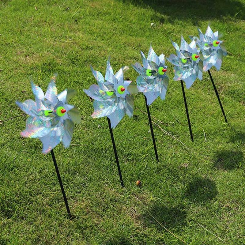 Bird Repellent Wind Spinners Lawn Pinwheel Windmill Garden Yard Patio Lawn Decor
