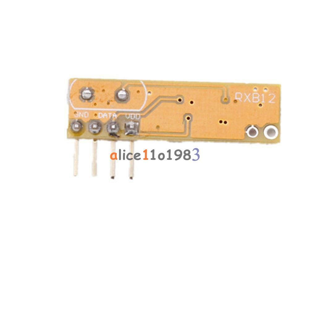 10PCS RXB12 433Mhz Superheterodyne Wireless Receiver Precise for Arduino/AVR