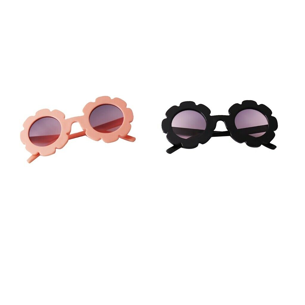 2 PCS Plastic Polarized Sunglasses Flexible Kids Glasses for Boys Girls