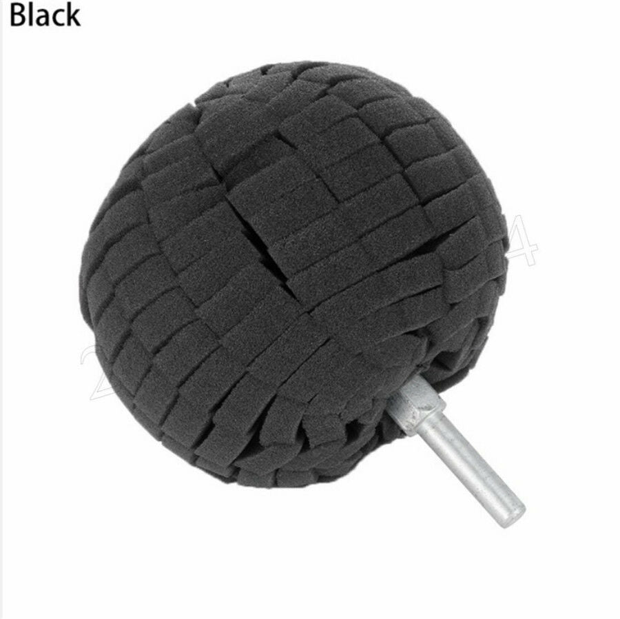 3xSoft Sponge 3" 76mm Buffing Ball Finishing Buff Polishing Pad For Car Polisher