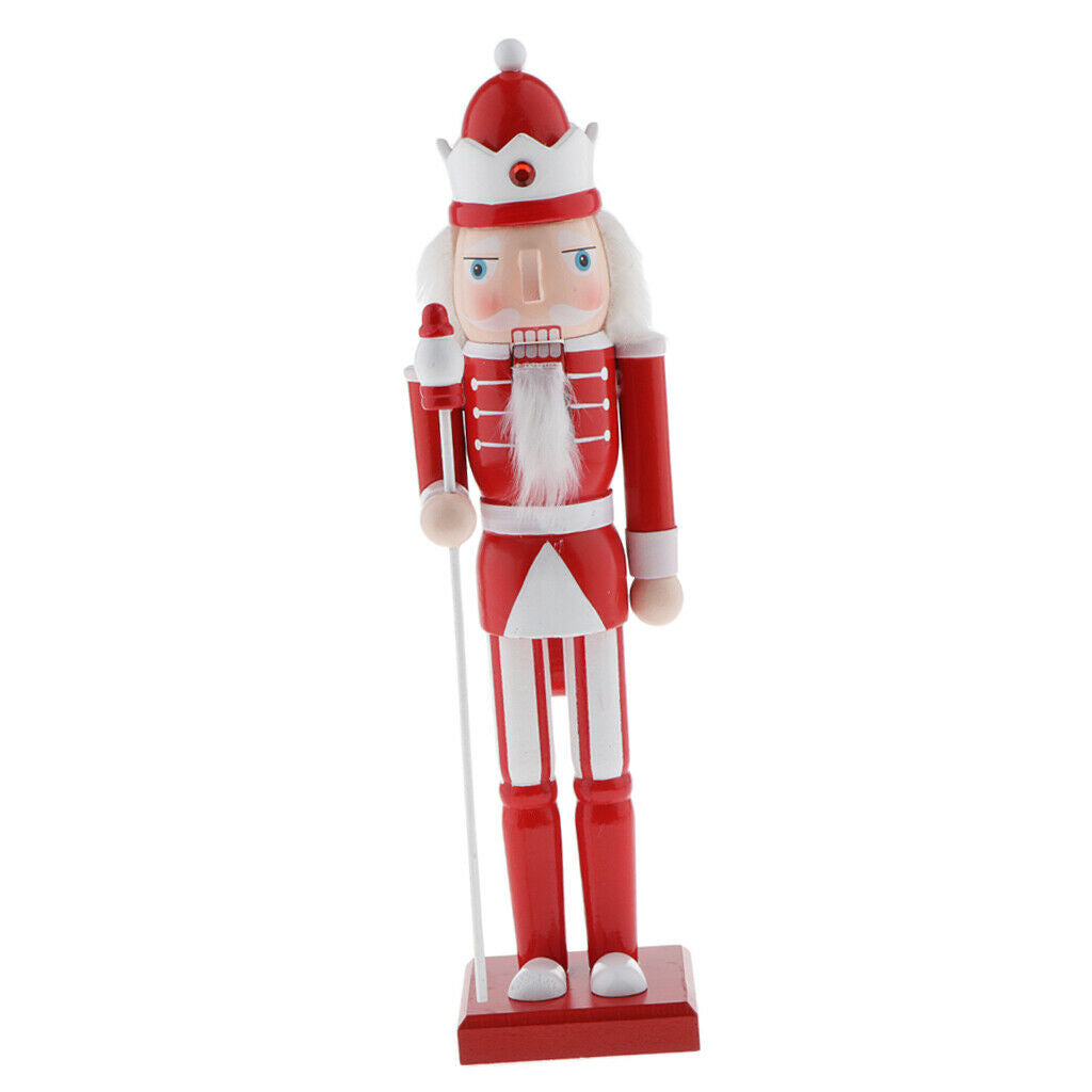 Nutcracker Christmas Ornament Kids Present Puppet 30cm SB58351 King,B