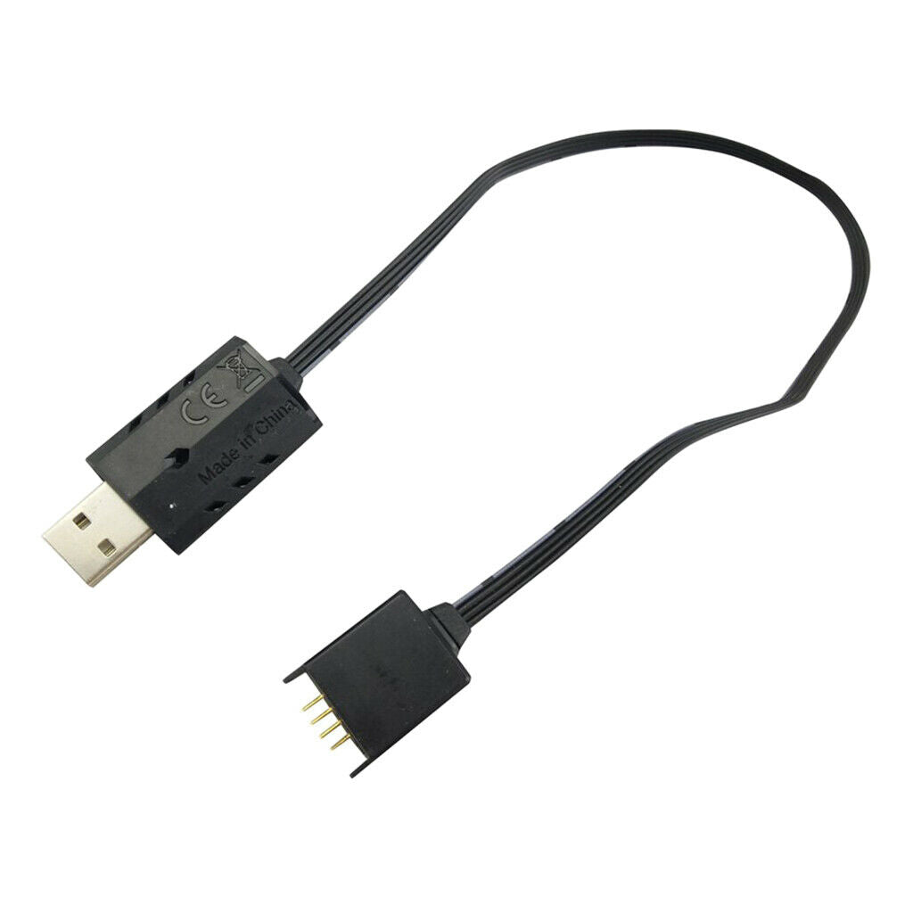 340x24x10.5mm UAV Lithium Battery Charger USB Cable Wire Line For U818A U49C
