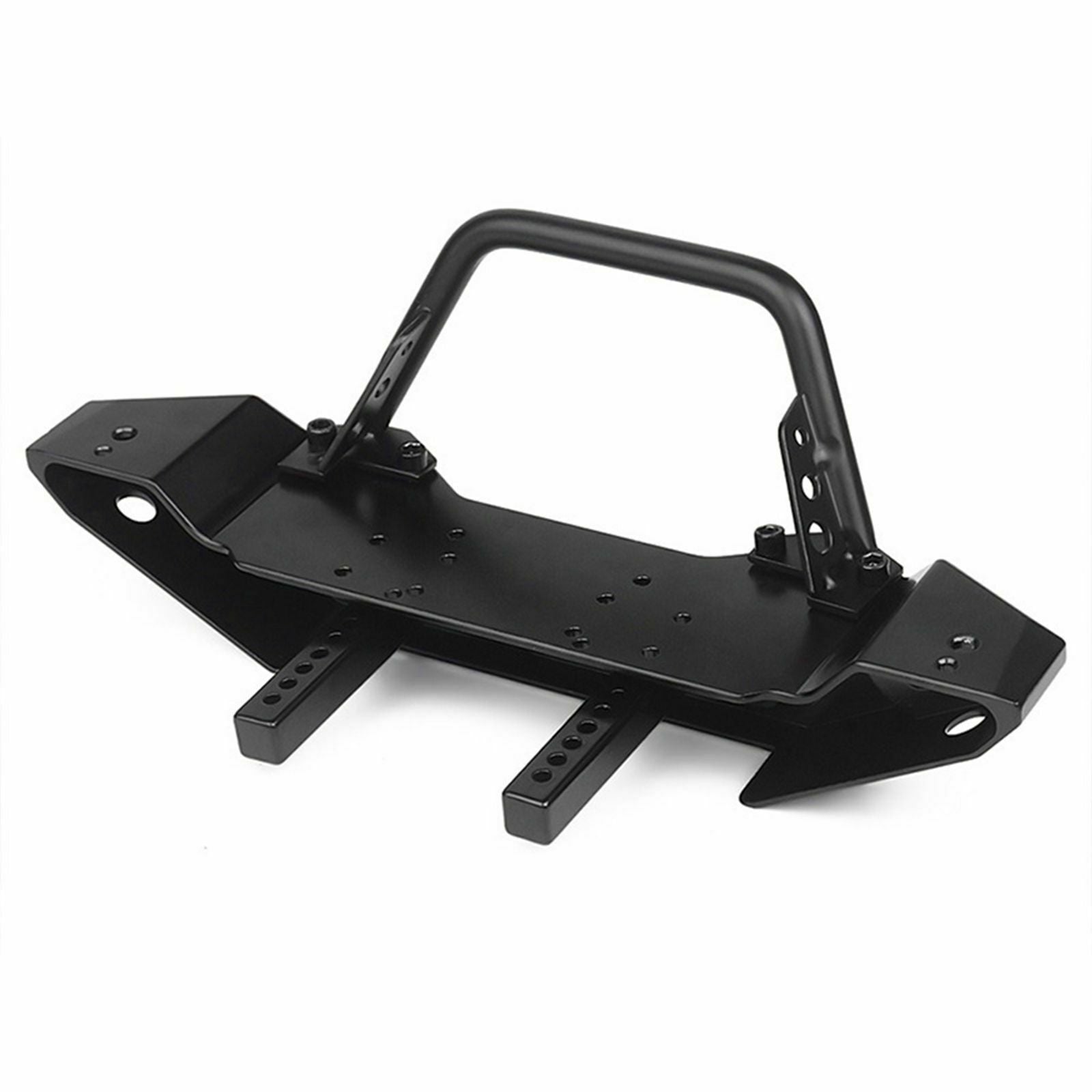 1/10 RC Metal Front Bumper & 2 LED Lights Set for Axial SCX10 90047 Crawler Car