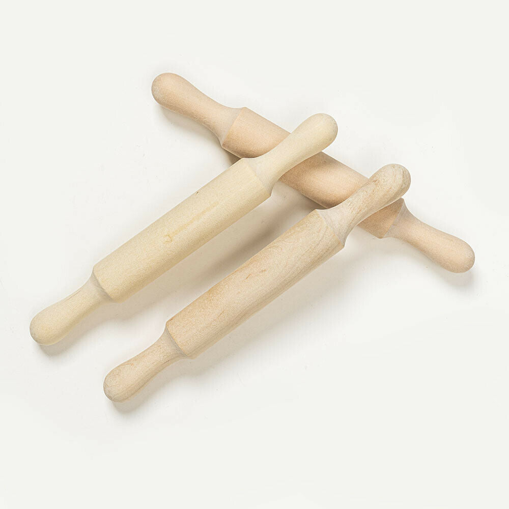 Home Indoor Kitchen Baking Cooking Decor Tools Wooden Cake Fondant Rolling Pin