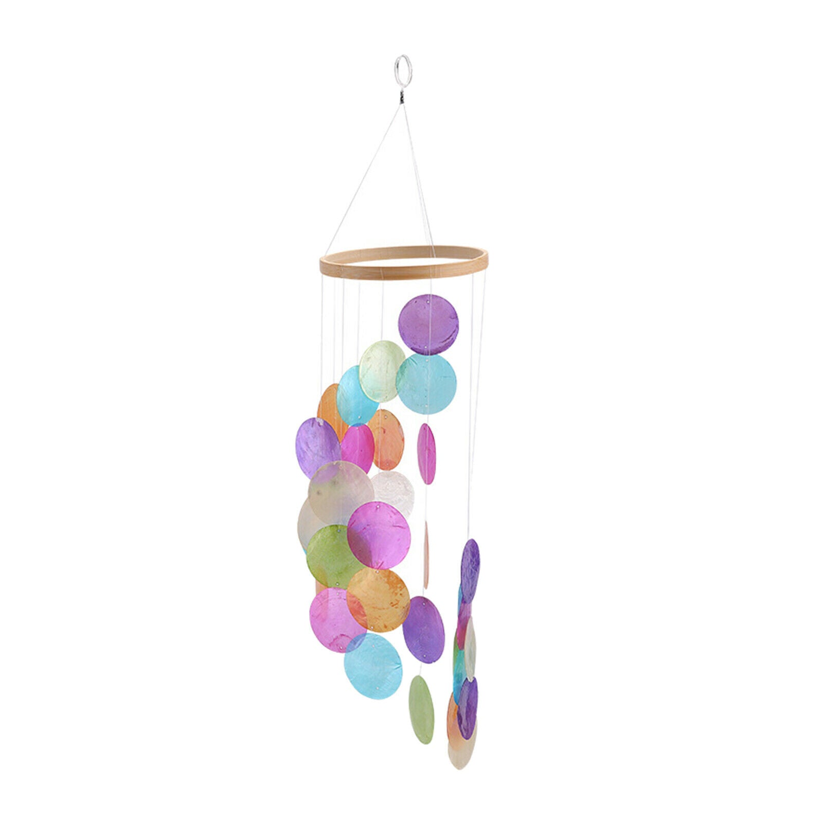 Handmade Shell Wind Chime for Outside Garden Patio Yard Home Wall Ornaments