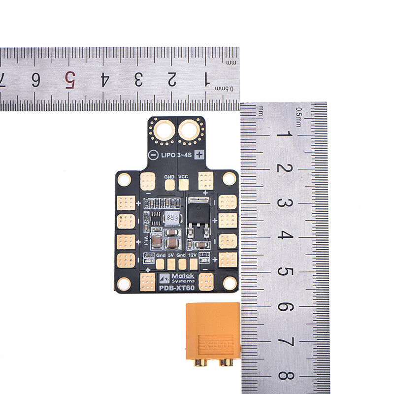 1pc pdb xt60 bec 5v/12v power distribution module board for fpv drone qua.l8