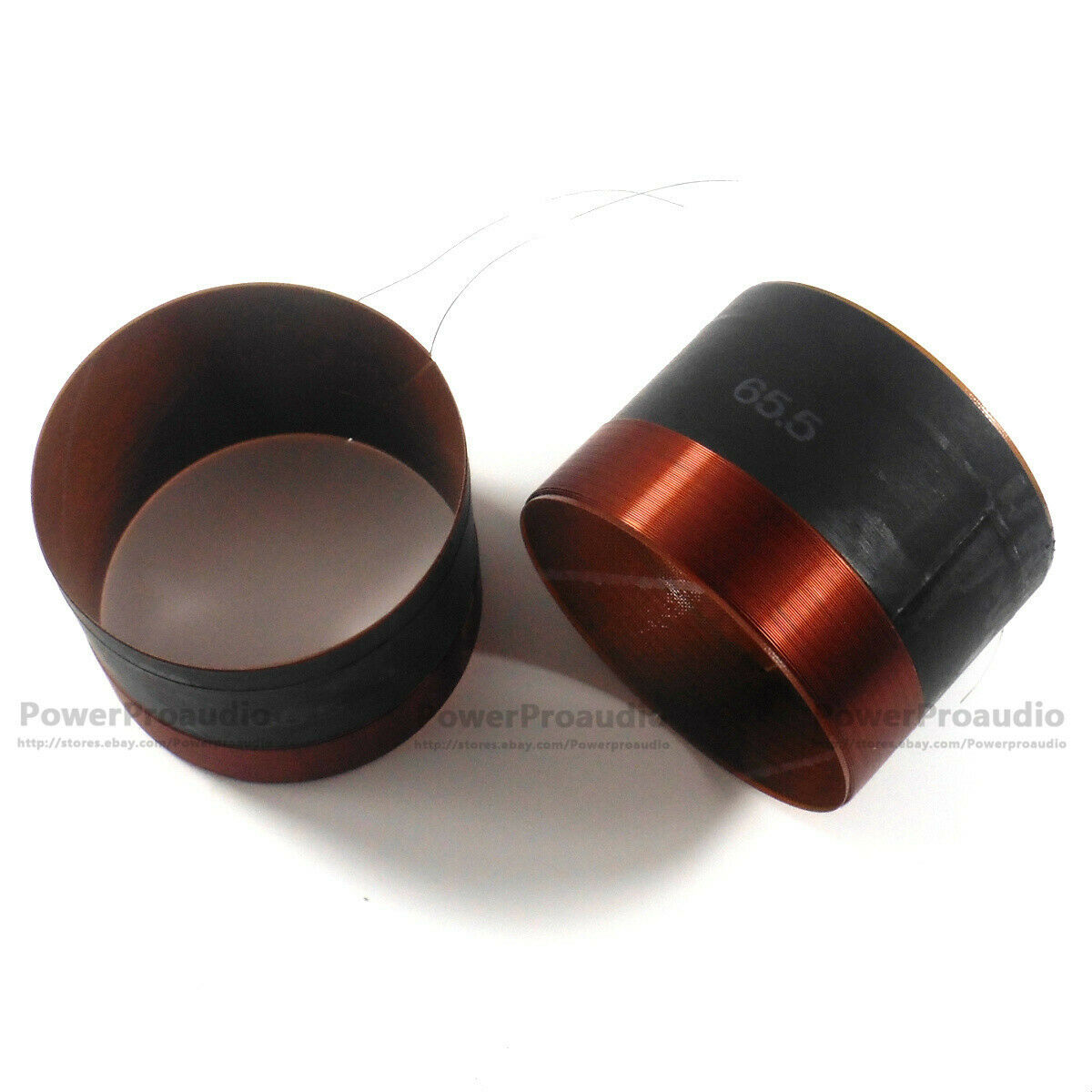 2pcs 65.5MM Audio Bass Speaker Voice Coil Subwoofer Woofer Sound 2 Layers
