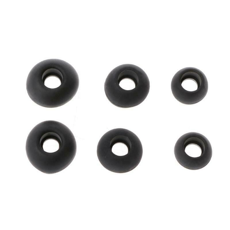 12 Pairs(S/M/L) Soft Silicone Replacement Eartips Earbuds For Earphone Headphone