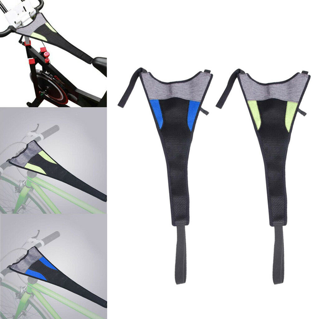2x Durable Bike Trainer Sweat Cover Indoor Frame Guard Net Protector Holder