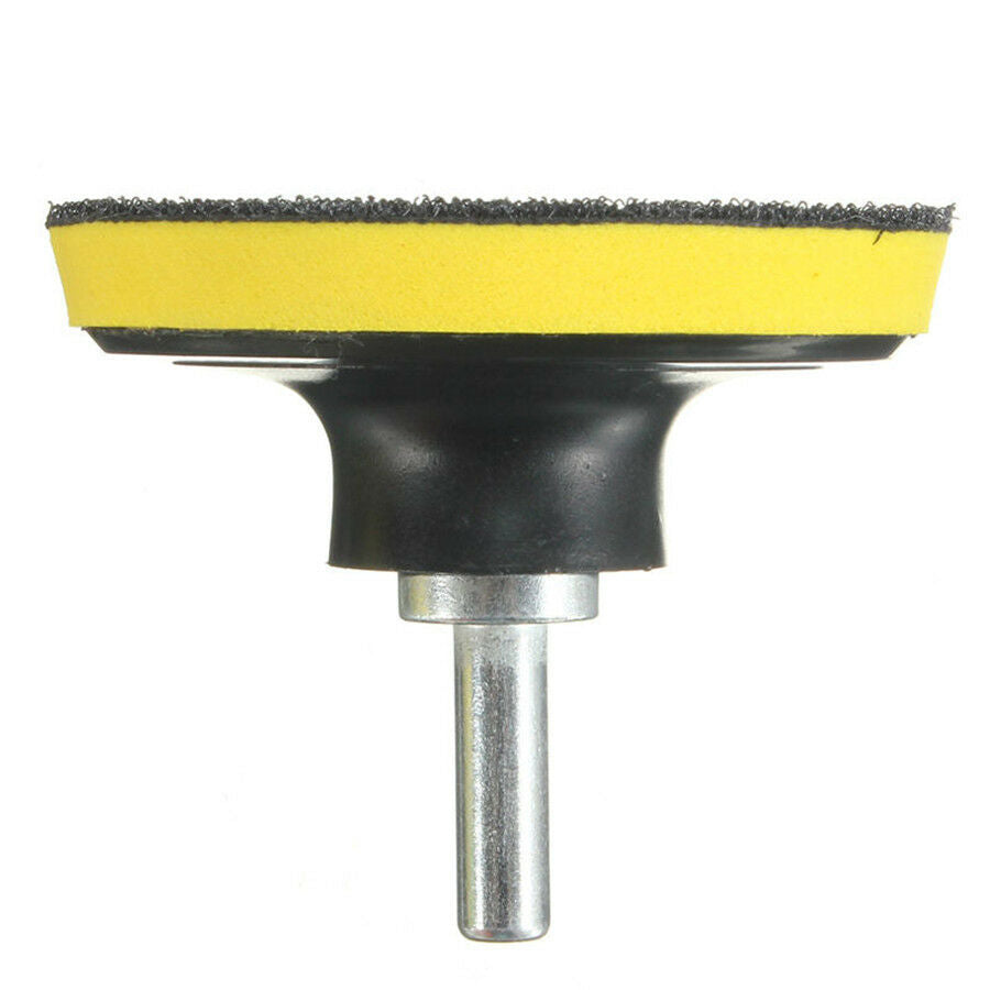 19Pcs 80mm High Gross Polishing Buff Pad+3inch M10 Polishing Pads +Drill Adapter
