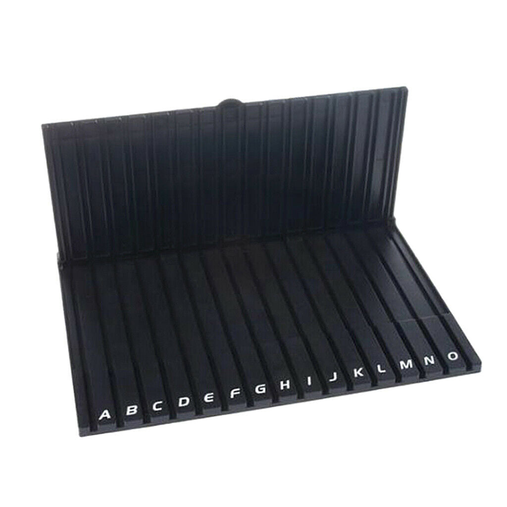 Plastic TG Pieces Shelves Placement Rack for Gundam Parts Black 20x20cm