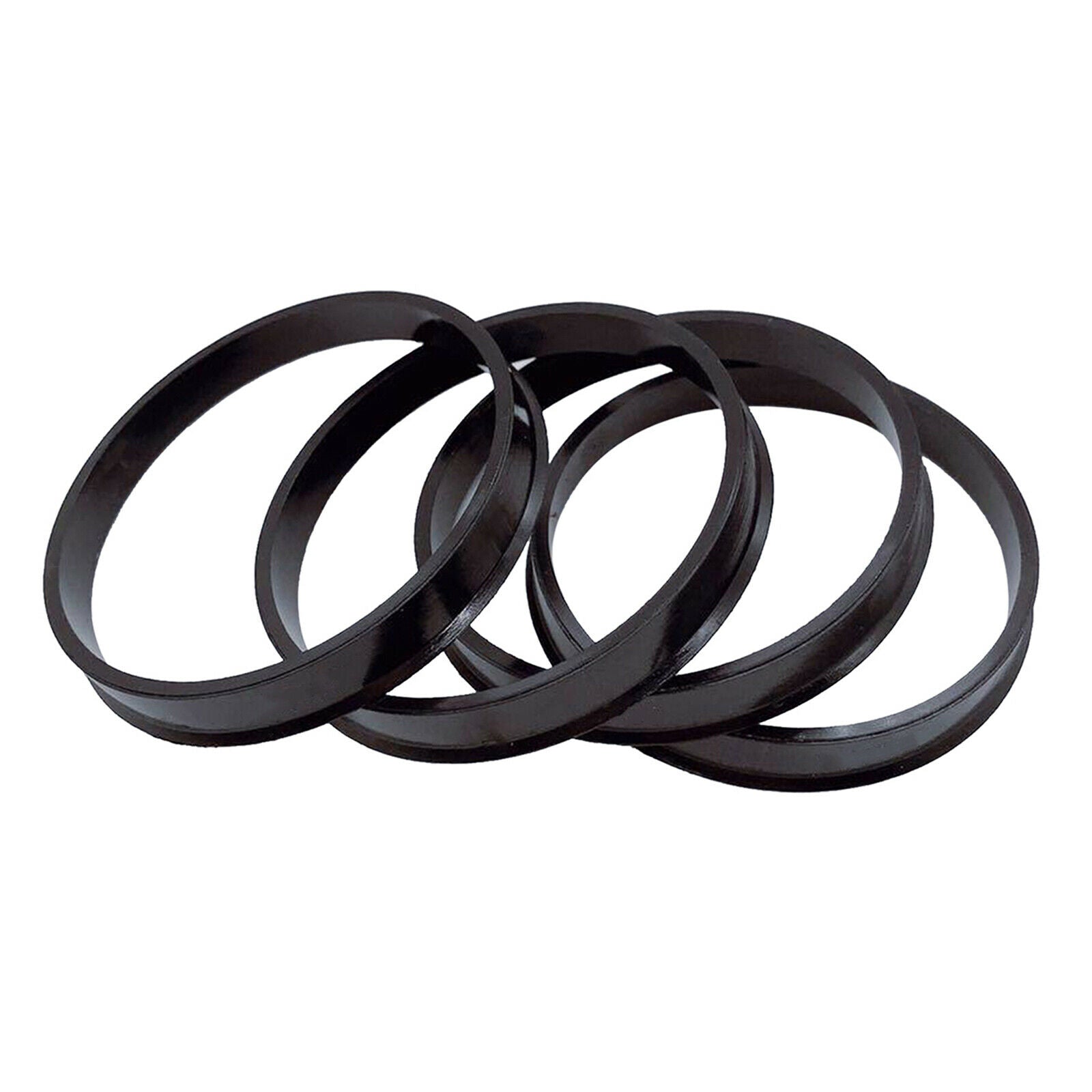 4x Car 66.6mm - 57.1mm Wheel Spigot Hub Centric Hubcentric Ring Plastic