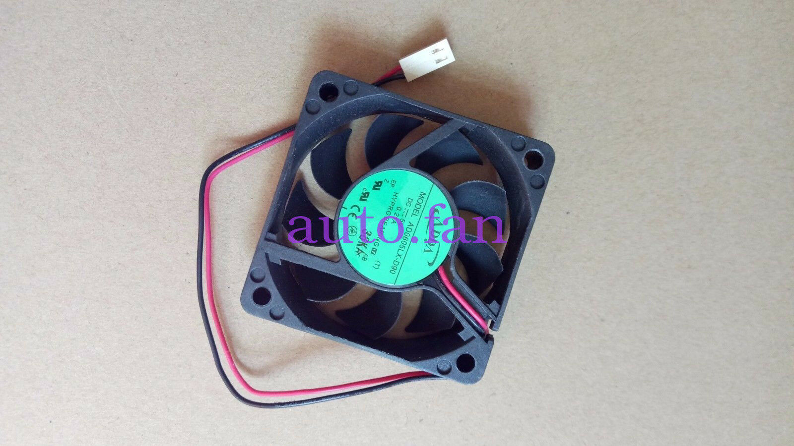 For ADDA AD0605LX-D90 T 5V 0.21A 2-pin 60x60x15mm Server SquareCooling Fan HYPRO