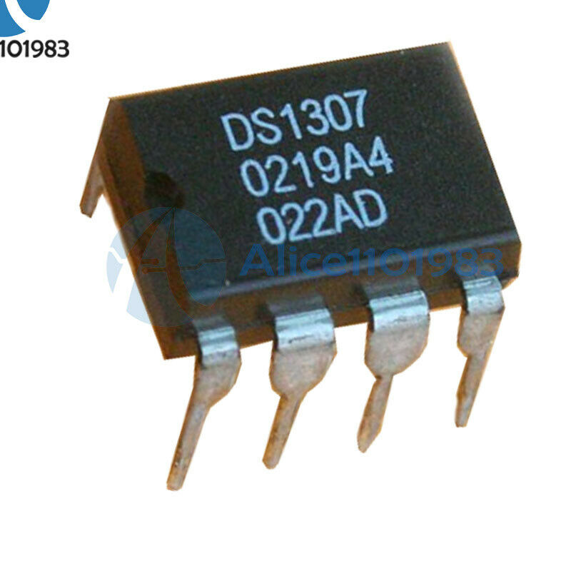 50PCS IC DS1307 DS1307N DIP-8 RTC SERIAL 512K I2C Real-Time Clock