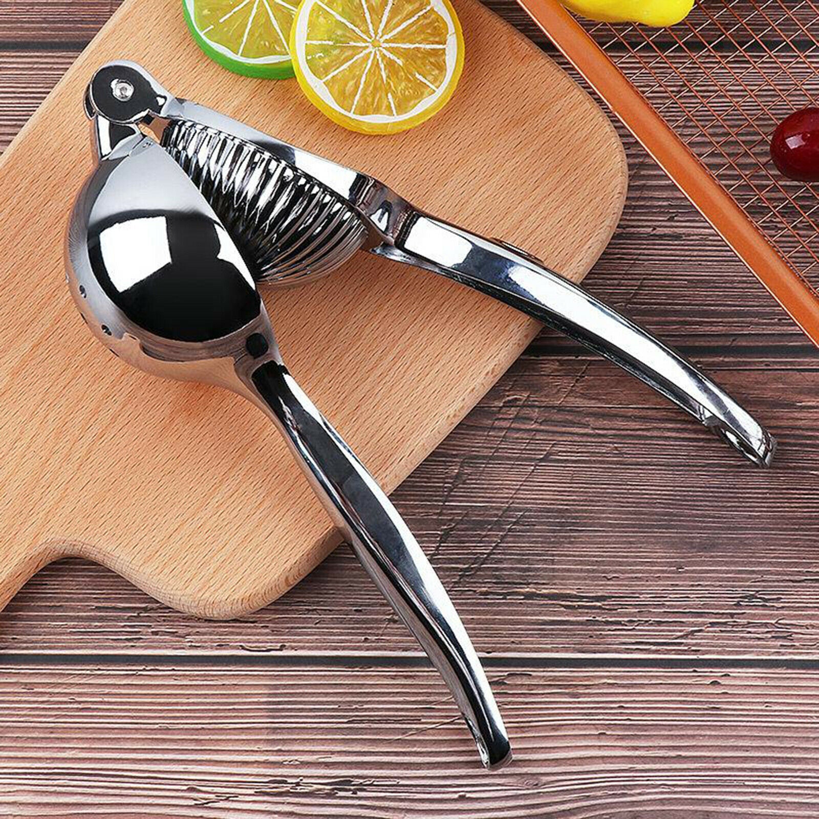 Manual Lemon Squeezer Heavy Duty, Premium Metal Lemon Orange Lime Citrus Press