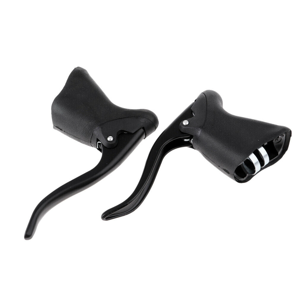 1 Pair Alloy Brake Levers Road Racing Drop Down Handlebar Bike Bicycle Cycle