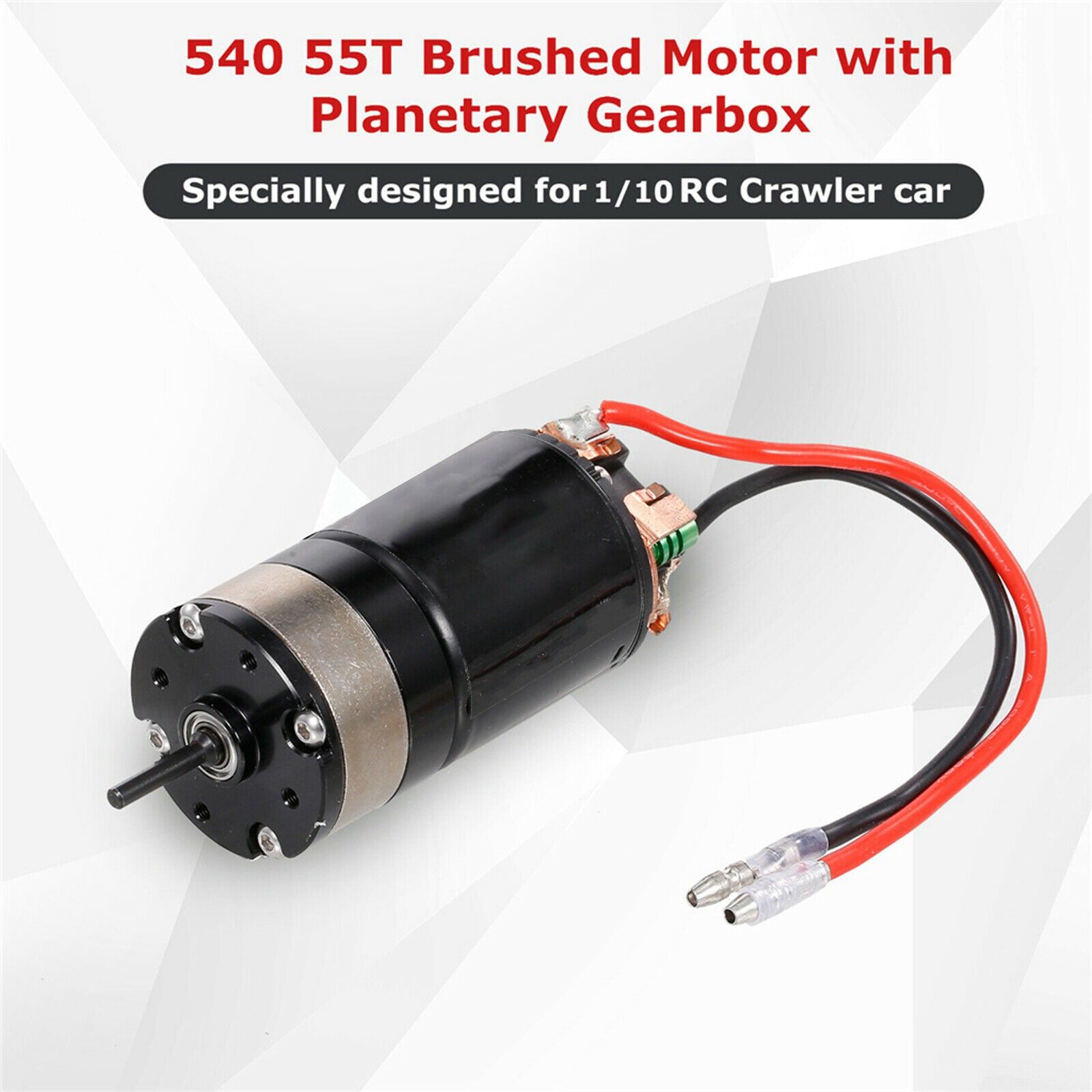 Metal 55T 540 Brushed Motor for SCX10 1/10 RC Crawler Car Update Accessories