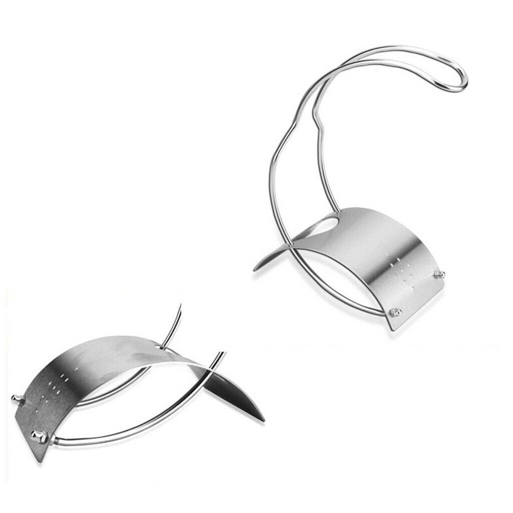 1 Piece Stainless Steel Red Wine Bottle Holder Transparent  Display Stand