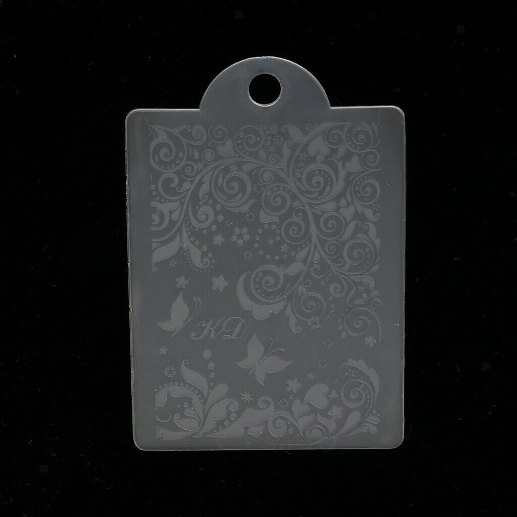 Nail Art Stamping Stamper Kit With Image Plate Manicure Tool DIY Green