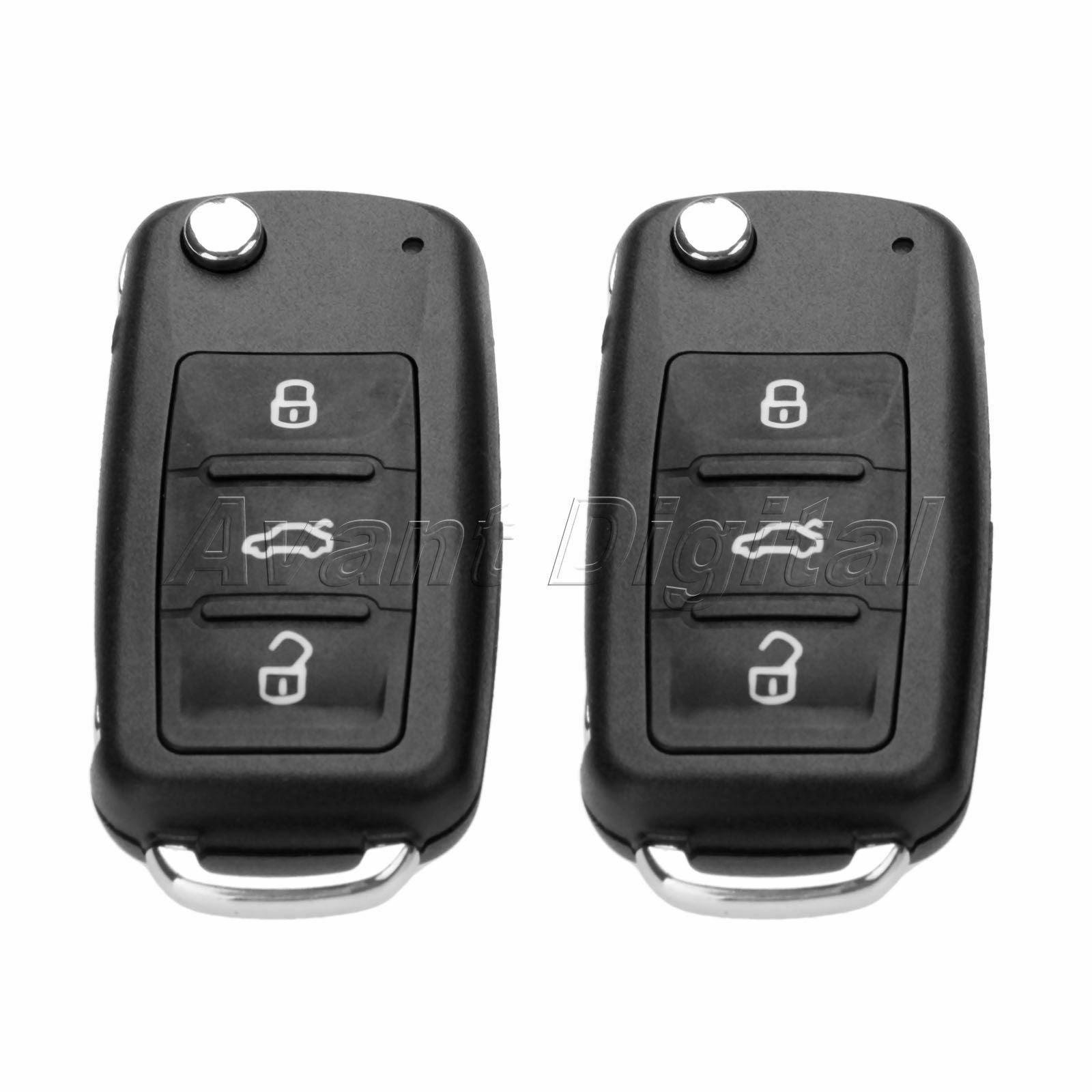 2Pcs Remote Key 3 Buttons 434 MHz 5K0837202AD Fit For  Eos 2009-2014