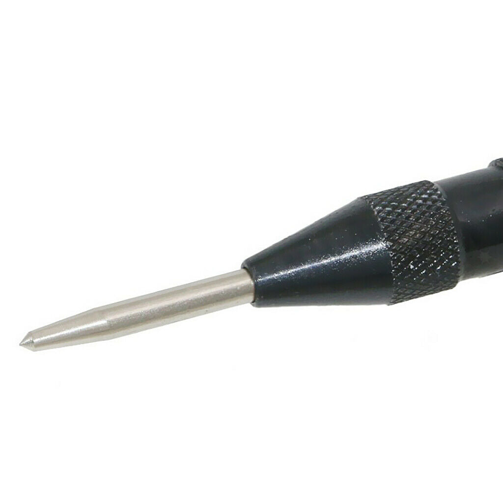 Stainless Steel Center Punch Automatic Center Punch Metal Tool 130mm Black
