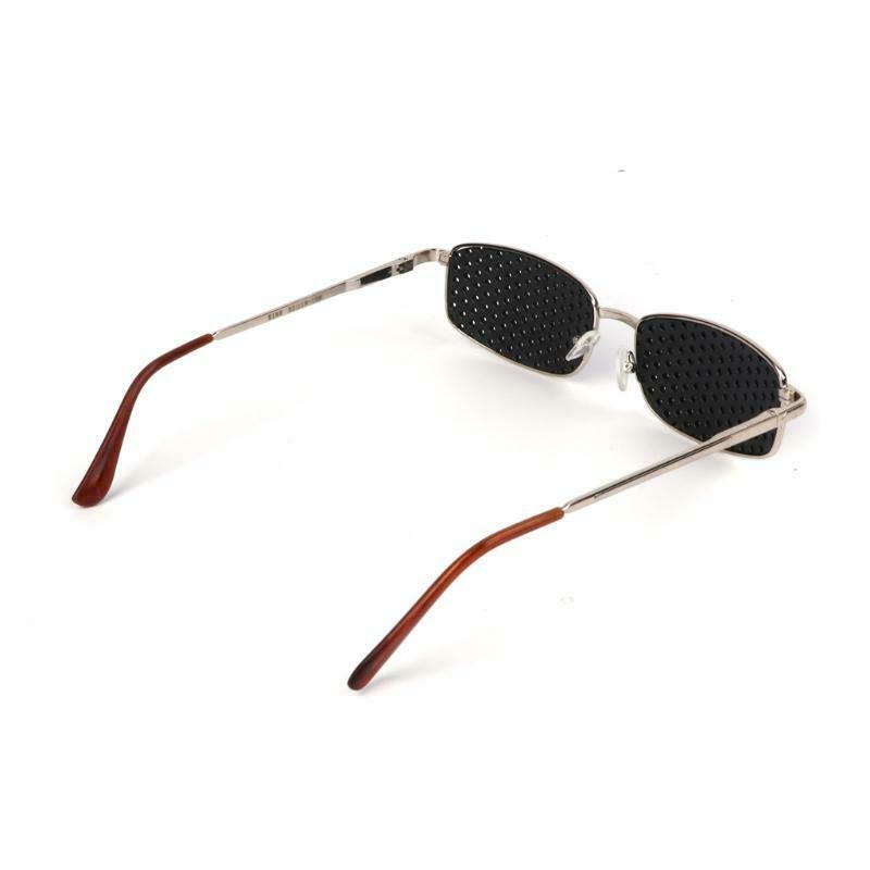 Metal Pinhole Glasses Exercise Eyewear Eyesight Improvement Vision Training