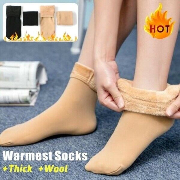 2Pairs Womens Soft Plush Warm Ankle Socks Causal Floor Cozy Socks Hosiery