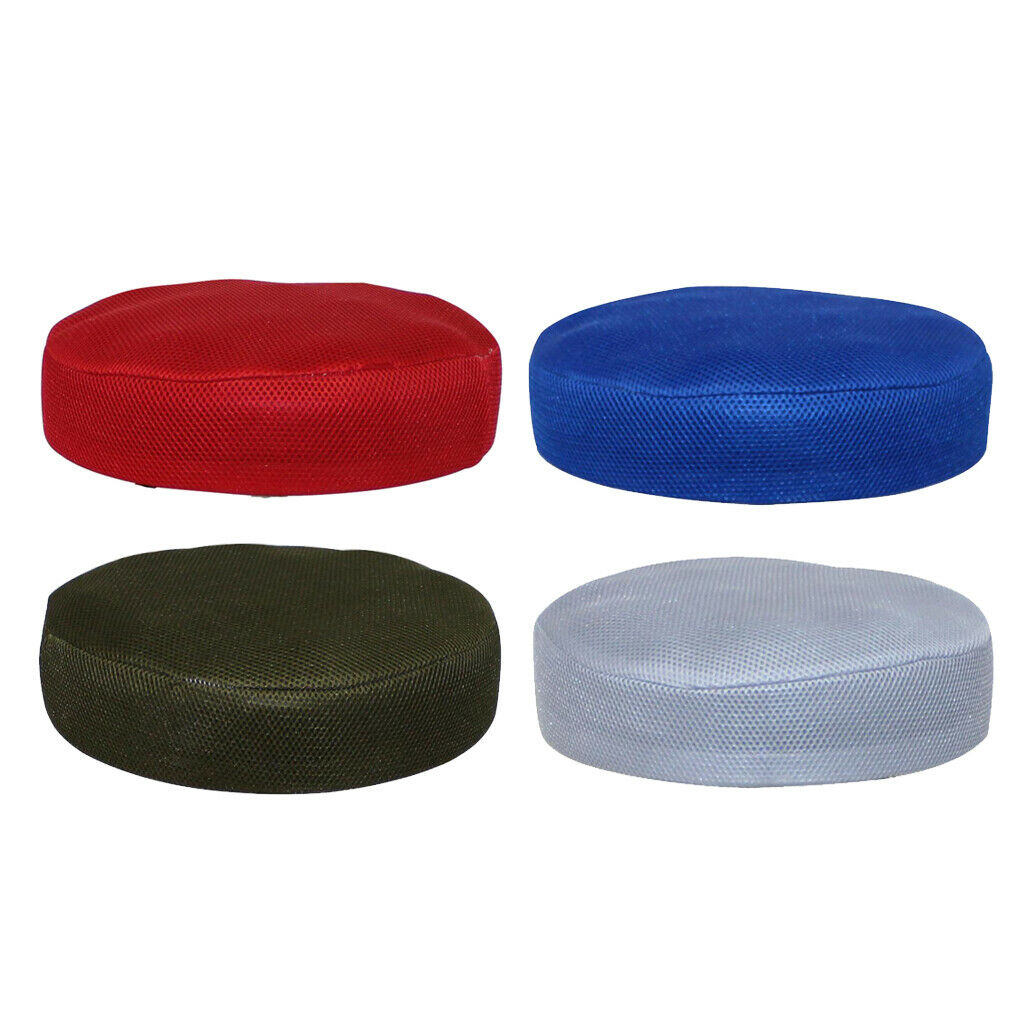 Bar stool cover replacement round chair seat, protective cover 35x35x10cm red